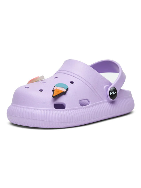 GC-9002K Purple Kid's Clogs